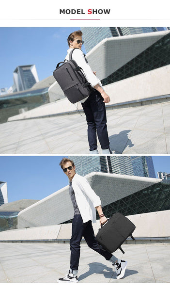 New Multifunctional 15.6 Inch Laptop Backpack Large Capacity USB Charging Travel Backpack