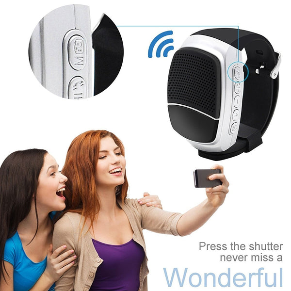 New Bluetooth Speaker Hands-Free Wireless Speakers Smart Watch With FM Radio Time Display