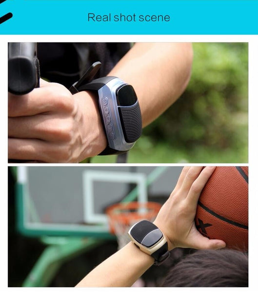 New Bluetooth Speaker Hands-Free Wireless Speakers Smart Watch With FM Radio Time Display