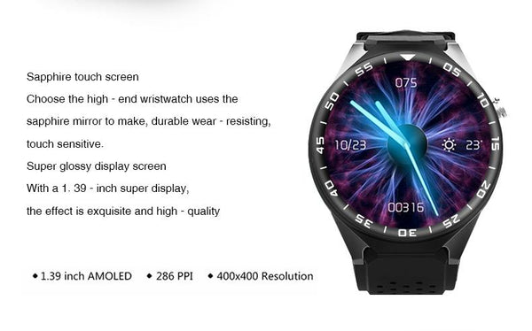 New Luxury Sports Smart Watch with 3G GPS WIFI Touch Screen Call Reminder Android 5.1 Wearable Devices