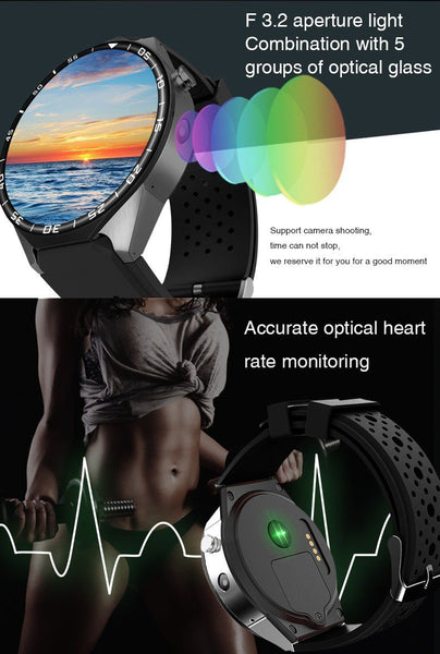 New Luxury Sports Smart Watch with 3G GPS WIFI Touch Screen Call Reminder Android 5.1 Wearable Devices