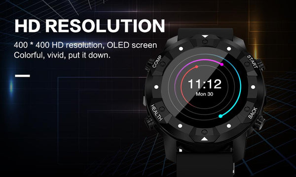 New Super Sport Bluetooth Smartwatch Phone 1.39" Screen Android 5.1 GPS Wristwatch