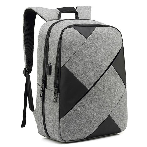 New Large Capacity 15.6 Inch Nylon Water-Repellent Laptop Business Casual Travel Computer Bag Smart Backpack