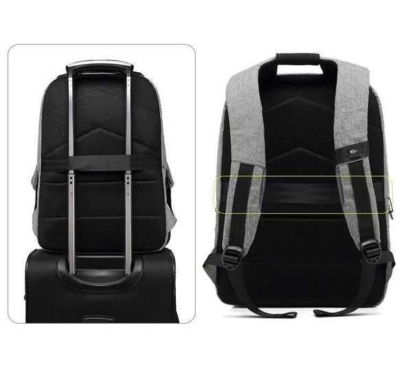 New Large Capacity 15.6 Inch Nylon Water-Repellent Laptop Business Casual Travel Computer Bag Smart Backpack