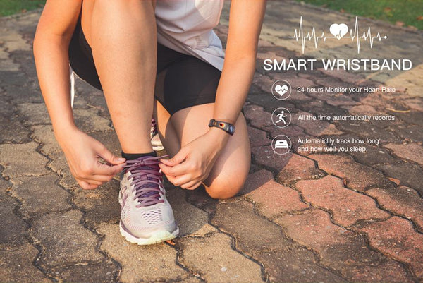 New 3D Dynamic UI Smart Band Sports Fitness Tracker Bracelet Heart Rate Monitor Wristband IP68 Waterproof for Android iOs