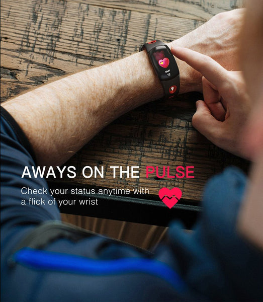 New 3D Dynamic UI Smart Band Sports Fitness Tracker Bracelet Heart Rate Monitor Wristband IP68 Waterproof for Android iOs