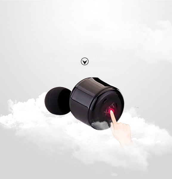 New Super Compact TWS Wireless Earphones Headphone Stereo Earbuds w/ Mic 5200mAH Wireless Power Bank Charger