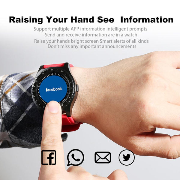 New Fitness Sports Smart Watch w/ Camera Bluetooth Wristwatch Tracker Smartwatch for Android IOS phone