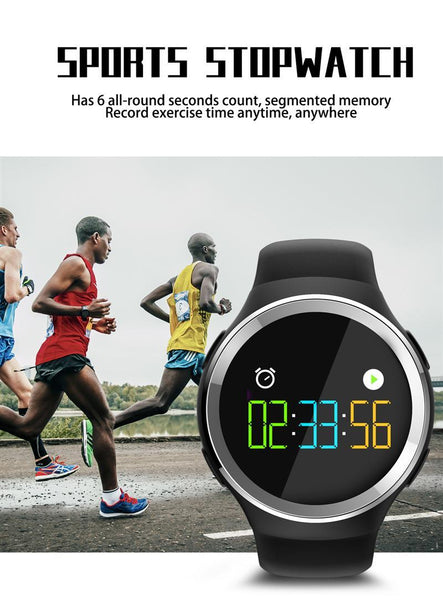 New Sports 0.95inch OLED Smart Watch Heart Rate Blood Oxygen Pedometer Caller Message Show Smartwatch