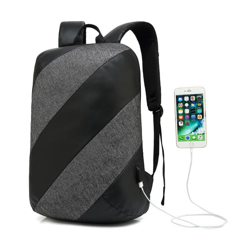 New USB Charge Backpack  Notebook Business 15.6 Computer Bag Water-Resistant Anti-Theft Travel Bag