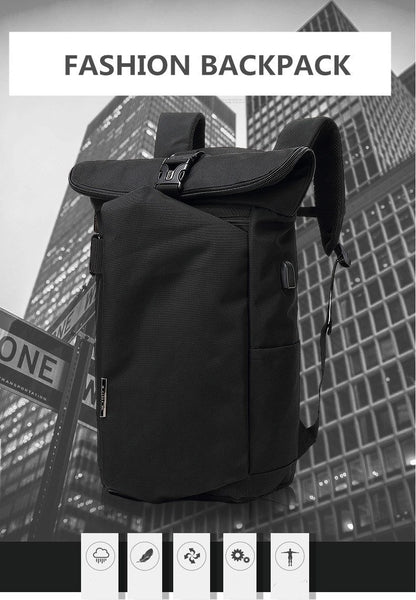 New Leisure Wearable Breathable Anti-Theft USB Laptop Backpack Computer Urban Business Travel