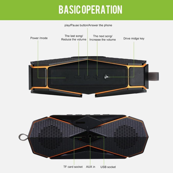 New Mini Outdoor Wireless Bluetooth Portable Speaker Sound System For iPhone Android
