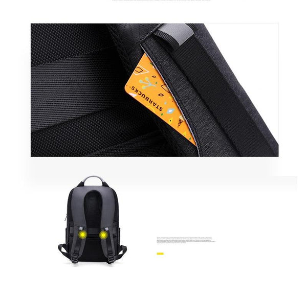 New Laptop Backpack USB Charging Business Traveling Waterproof Casual Style Computer Bag