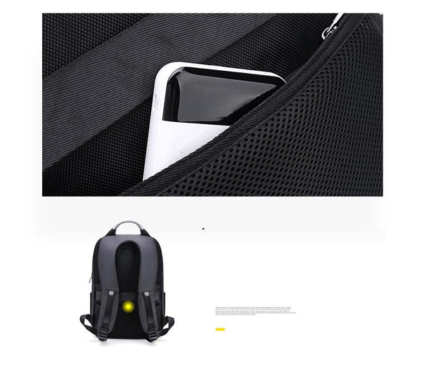 New Laptop Backpack USB Charging Business Traveling Waterproof Casual Style Computer Bag