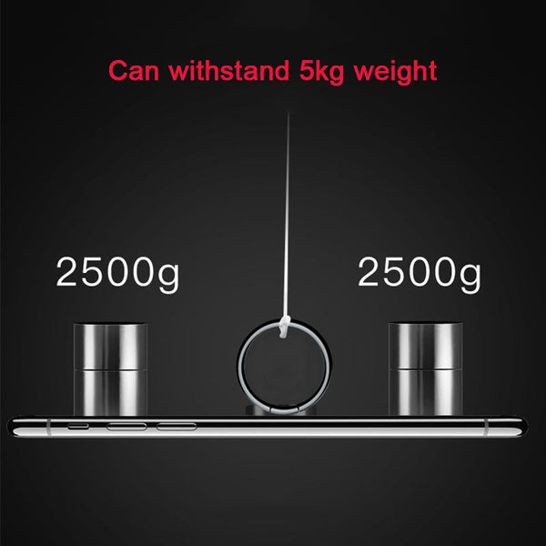 New 360 Degree Metal Finger Ring Holder for iPhone X 8 Samsung S9 S8 S7 Finger Holder Cell Phone Mobile Ring Holder