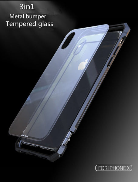 New Luxury Ultra Slim Hard Phone Case Aluminum Metal Bumper Cover Shock-Resistant Coque Case for iPhone 11 Pro Max XS XR X 8 7 Series