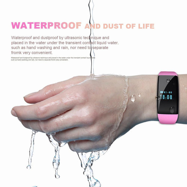 Ultra Light Fashion Smart Watch Fitness Activity Tracker with Pedometer Heart Rate Monitor for IOS Android