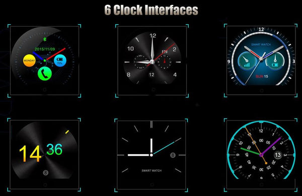 New Bluetooth Smart Watch 2.5D HD IPS Screen Sleep Heart Rate Monitor IP54 Water-Resistant Smartwatch For Android IOS