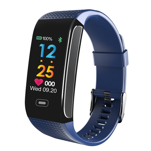 New Heart Rate Monitor IP67 Wrist Watch Fitness Bracelet Tracker Pedometer Smartwatch For iPhone Androids