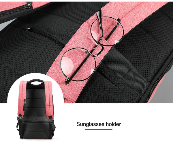 New Anti-Theft Laptop Soft-Handle Backpack USB Charging Smart Back Pack Bag for Travel Scool