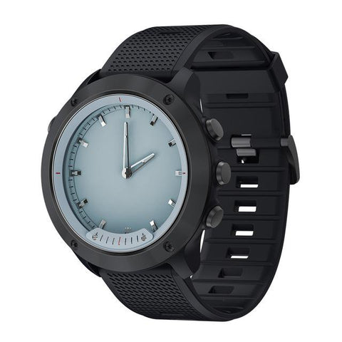 New Transparent Screen Smart Watch Men IP68 Waterproof Heart Rate Monitor Stainless Steel Clock Smartwatch For IOS Android