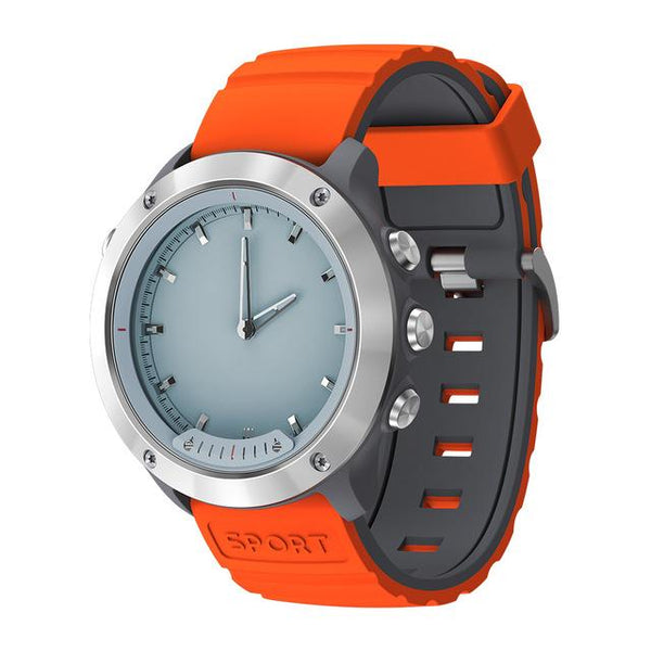 New Transparent Screen Smart Watch Men IP68 Waterproof Heart Rate Monitor Stainless Steel Clock Smartwatch For IOS Android