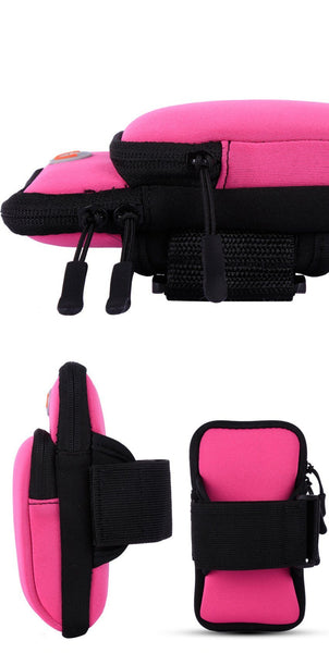 New Universal Running Workout Sport Armband Cell Phone Holder Pouch For iPhone Samsung Android 4-6.2 Inches Cellphones