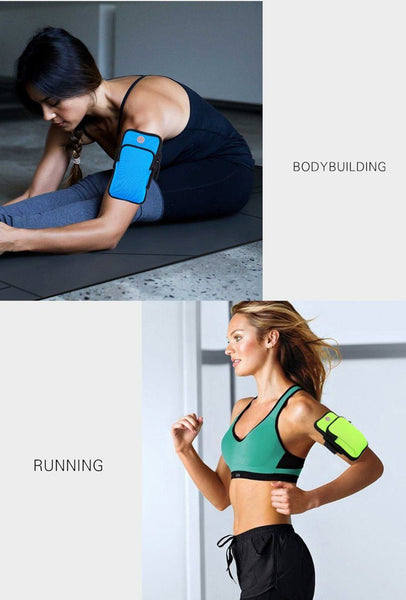 New Universal Running Workout Sport Armband Cell Phone Holder Pouch For iPhone Samsung Android 4-6.2 Inches Cellphones