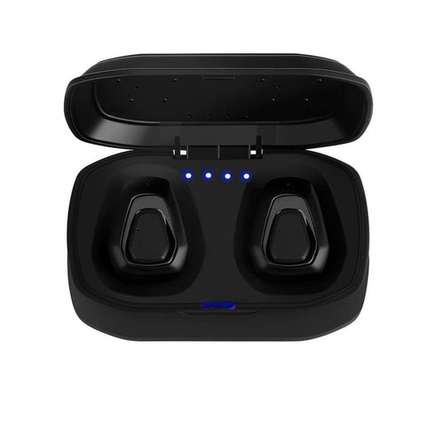 New Portable Mini Bluetooth 4.2 Hifi Earphone with Dual Mic TWS Wireless Earbuds Stereo Microphone with Charger Box for IOS Android