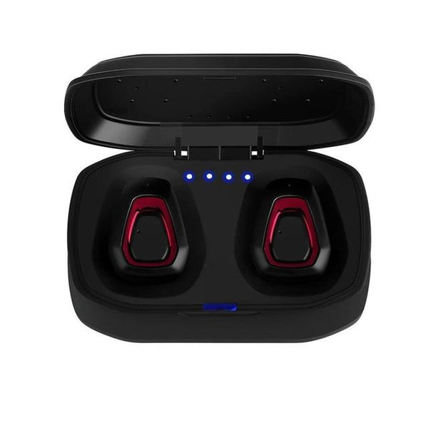 New Portable Mini Bluetooth 4.2 Hifi Earphone with Dual Mic TWS Wireless Earbuds Stereo Microphone with Charger Box for IOS Android