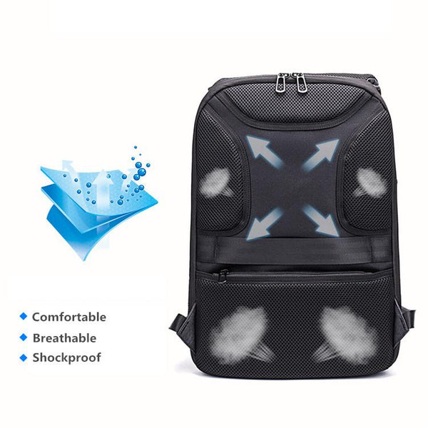 New 15.6 Laptop Backpack Anti-Thief Multifunction USB Charging Mochila Leisure Business Travel Urban Bag