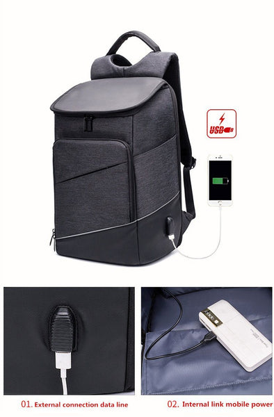 New 15.6 Laptop Backpack Anti-Thief Multifunction USB Charging Mochila Leisure Business Travel Urban Bag