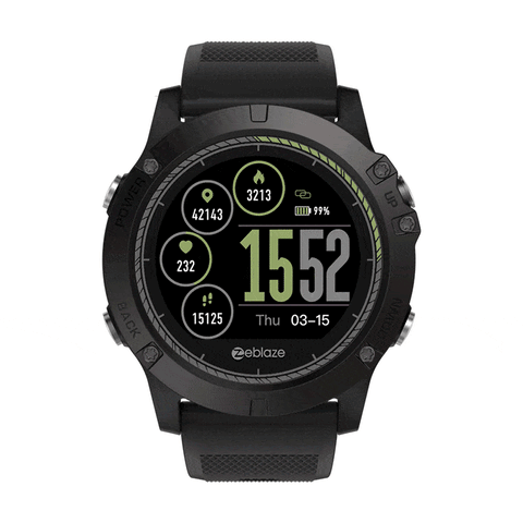 New Rugged Outdoor IP67 Waterproof Wearable Device Smartwatch Heart Rate Monitor Color Display Sport Smart Watch