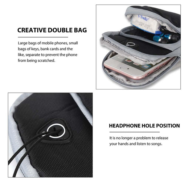 New Sport Running Armband Bag Case Cover Universal Outdoor Water-Resistant Mobile Phone Arm Band For iPhone Android Windows