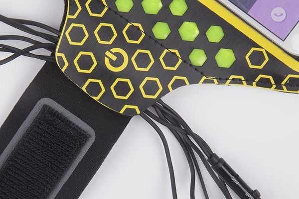New Night Runner Workout Exercise LED Light Outdoor Phone Case Armband Pouch Bag for iPhone Android Windows