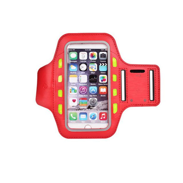 Newly LED Universal Armband Sweatproof 4.7/5.5 Inch Phone Arm Band for Sports Fitness Running iPhone Android Windows