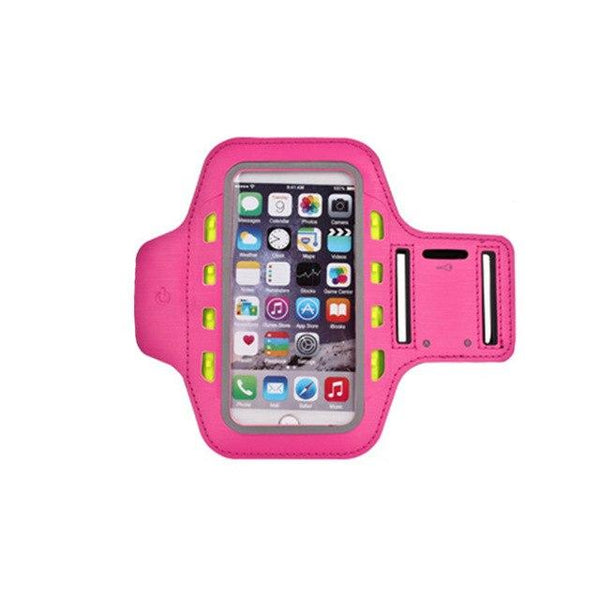 Newly LED Universal Armband Sweatproof 4.7/5.5 Inch Phone Arm Band for Sports Fitness Running iPhone Android Windows