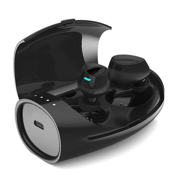 New Portable Active Noise Reduction True Wireless Bluetooth Earbuds IPX4 Water-Resistant Fitness Earphones with Charging Box for iPhone Android