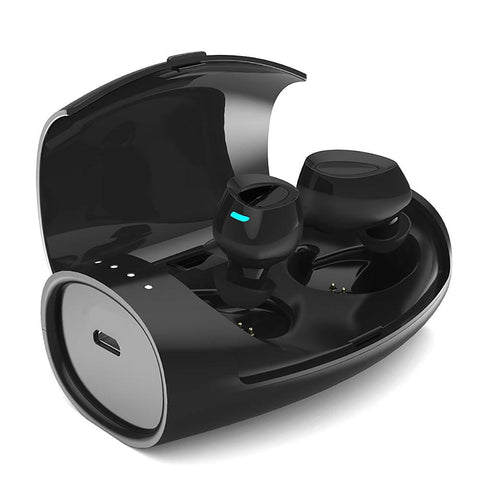 New Portable Active Noise Reduction True Wireless Bluetooth Earbuds IPX4 Water-Resistant Fitness Earphones with Charging Box for iPhone Android