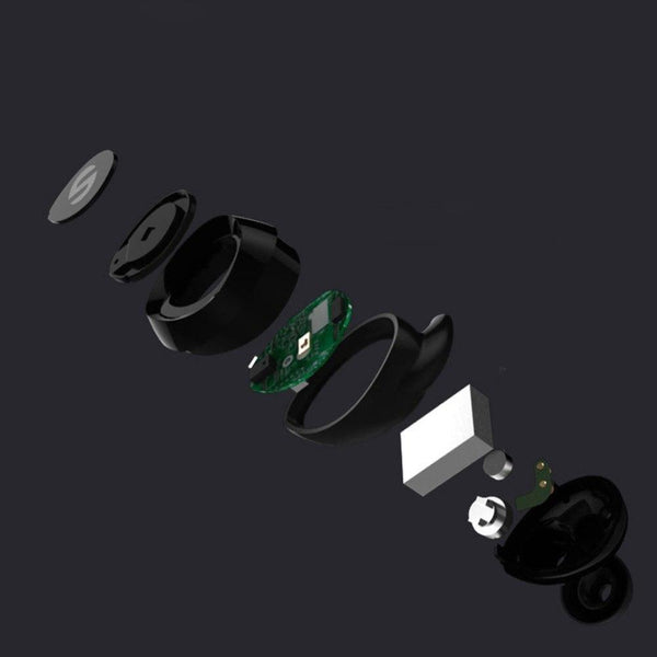 New Portable Active Noise Reduction True Wireless Bluetooth Earbuds IPX4 Water-Resistant Fitness Earphones with Charging Box for iPhone Android