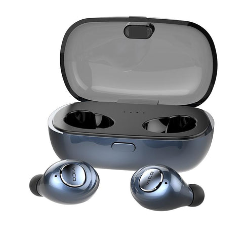 New Bluetooth Earphones Water-Resistant Headset True Wireless Earbuds Mini Stereo Music With Mic with Charging Box for iPhone Android