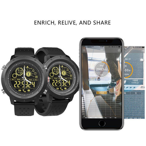 New Sport Activity Tracker Calories Pedometer Smartwatch Stopwatch Call SMS Reminder Long Standby Time Smart Watch