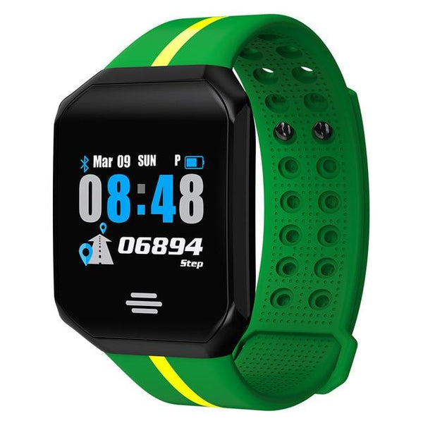 New Pedometer Blood Pressure Heart Rate Monitor Smart Watch IP67 Waterproof Sport Fitness Trakcer For iOS Android