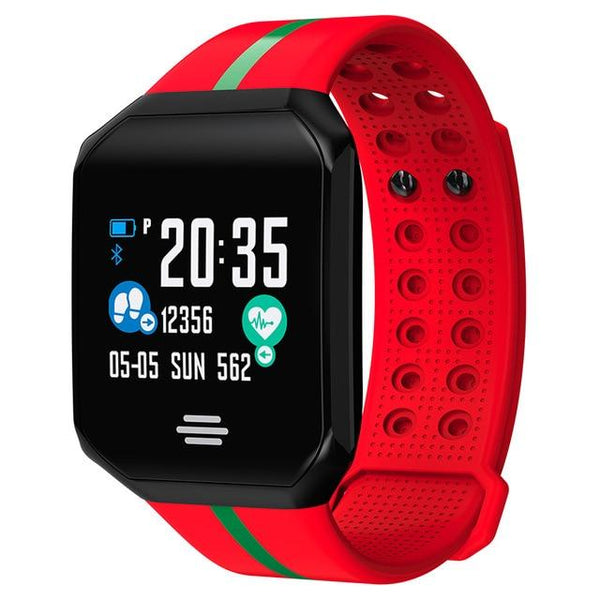 New Pedometer Blood Pressure Heart Rate Monitor Smart Watch IP67 Waterproof Sport Fitness Trakcer For iOS Android