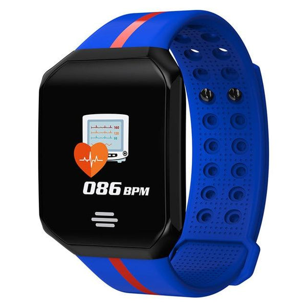New Pedometer Blood Pressure Heart Rate Monitor Smart Watch IP67 Waterproof Sport Fitness Trakcer For iOS Android