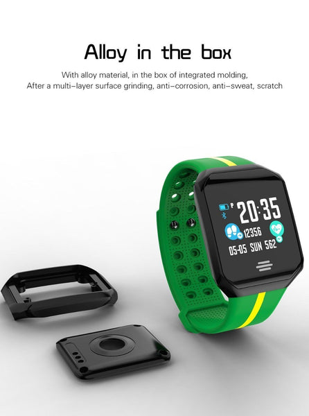 New Pedometer Blood Pressure Heart Rate Monitor Smart Watch IP67 Waterproof Sport Fitness Trakcer For iOS Android