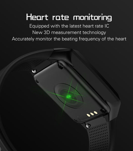 New Pedometer Blood Pressure Heart Rate Monitor Smart Watch IP67 Waterproof Sport Fitness Trakcer For iOS Android
