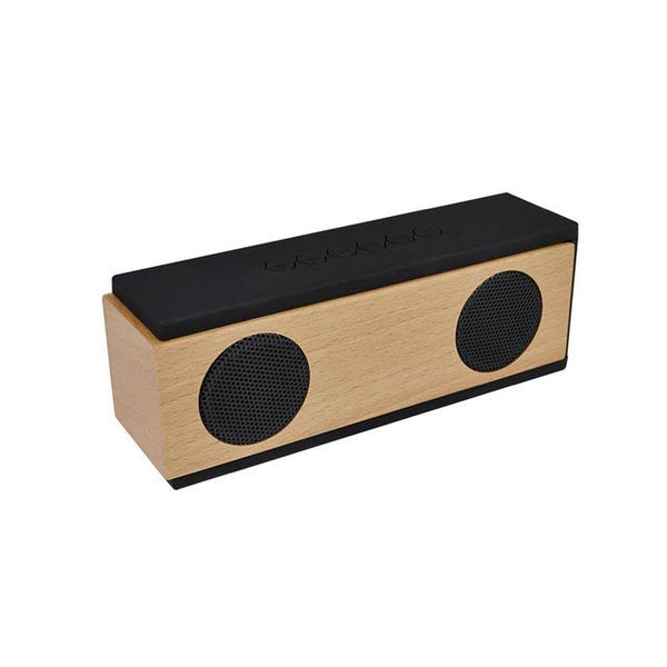 New Wireless Bluetooth Wood Portable Subwoofer Hifi Column Bass USB Soundbar Desktop Speaker For iOS Android