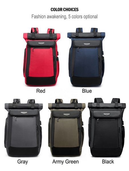 New Multifunctional USB Charging Laptop Bag Outdoor Travel Smart Backpack For Men Women