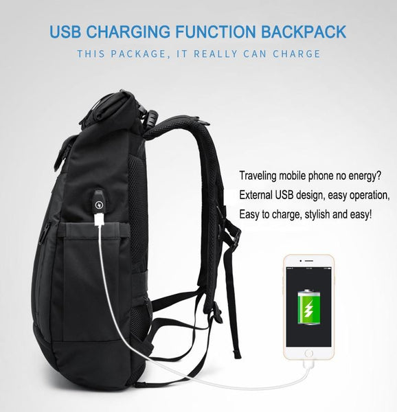 New Multifunctional USB Charging Laptop Bag Outdoor Travel Smart Backpack For Men Women